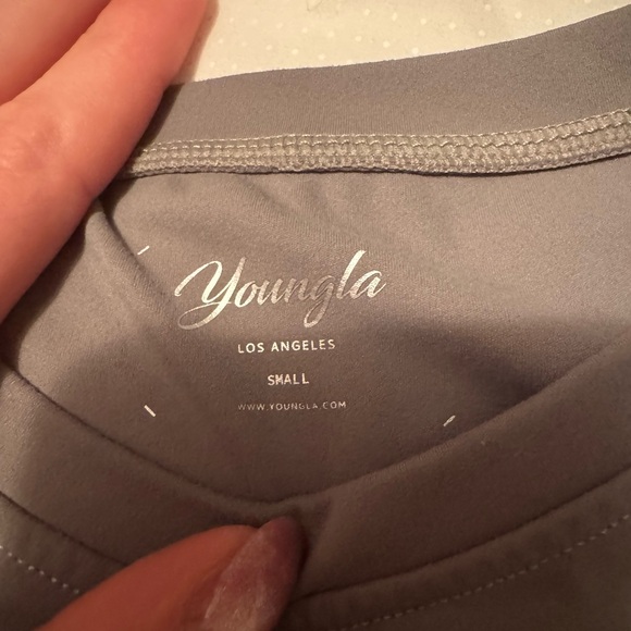 YoungLA Light Gray Long Sleeve Shirt - Picture 2 of 2